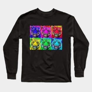 Pop Art Tigers Long Sleeve T-Shirt